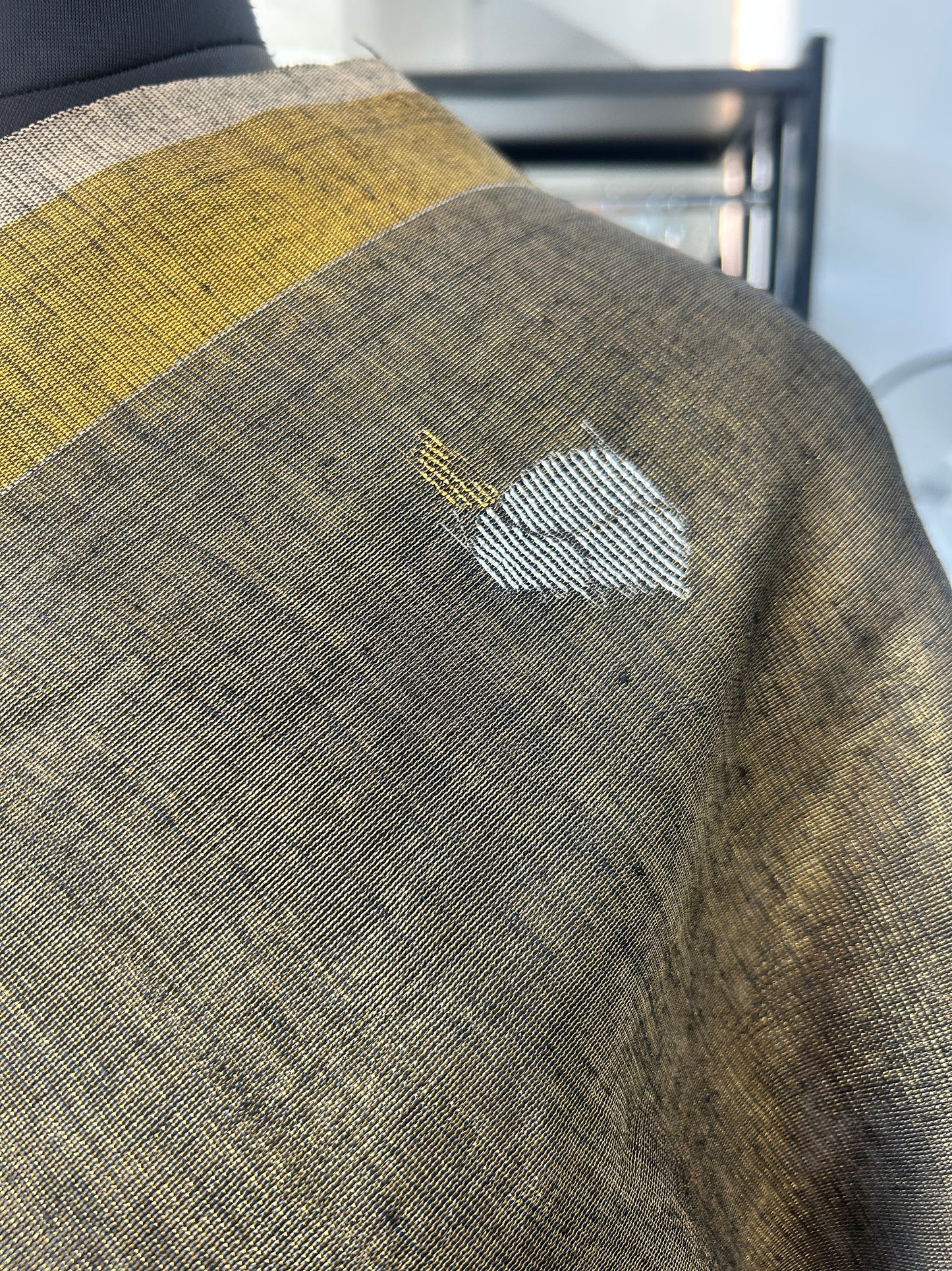 GREY TISSUE JAMDANI