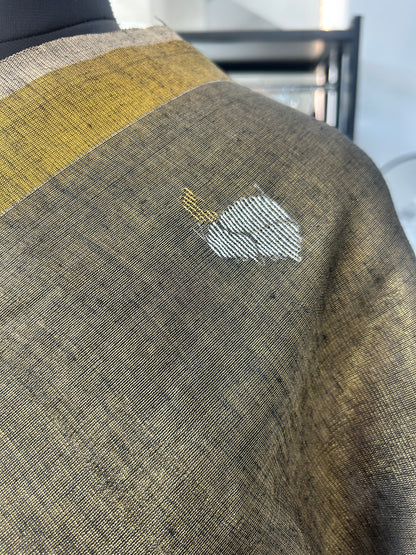 GREY TISSUE JAMDANI
