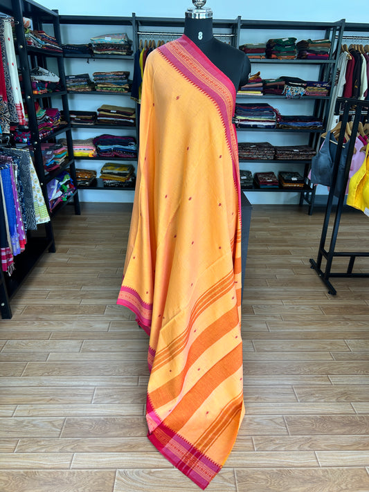 YELLOW DHANIAKHALI SAREE
