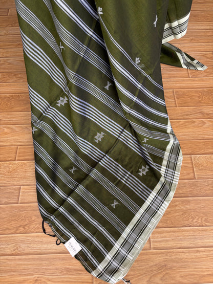 GREEN BHUJODI SAREE