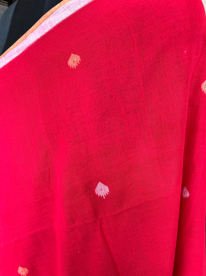 WHITE JAMDANI SAREE