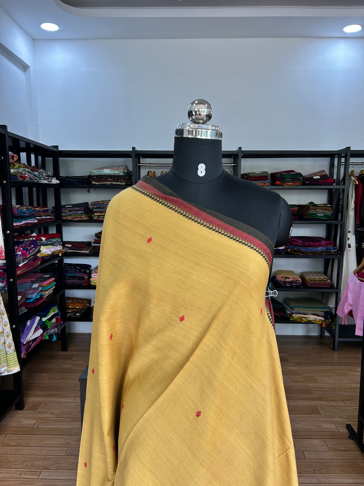 YELLOW DHANIAKHALI SAREE
