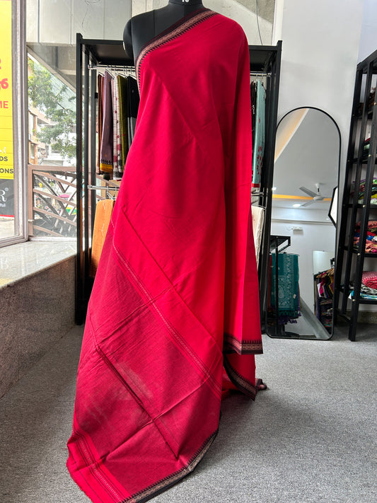 RED DHANIAKHALI SAREE