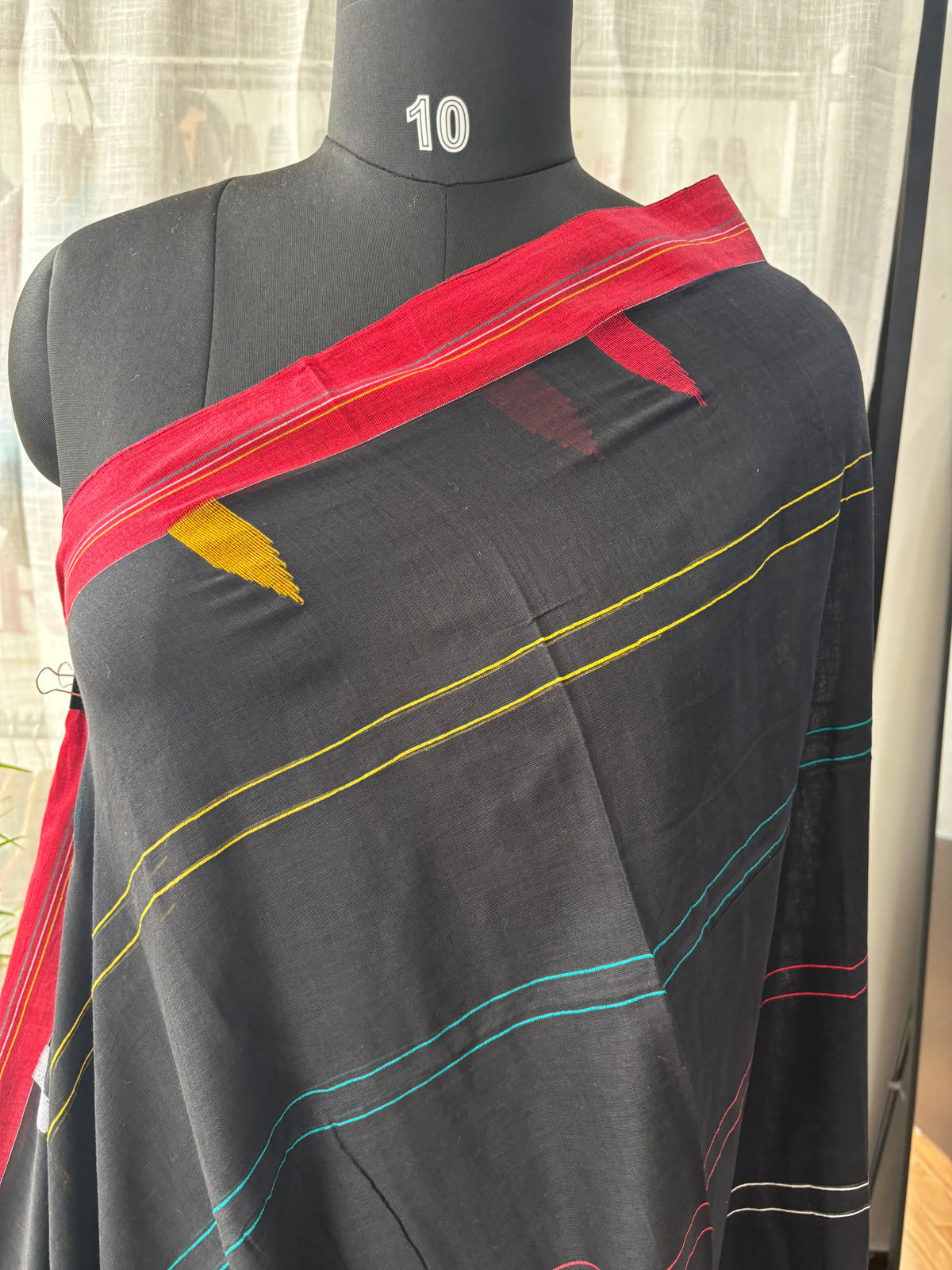 BLACK JAMDANI SAREE
