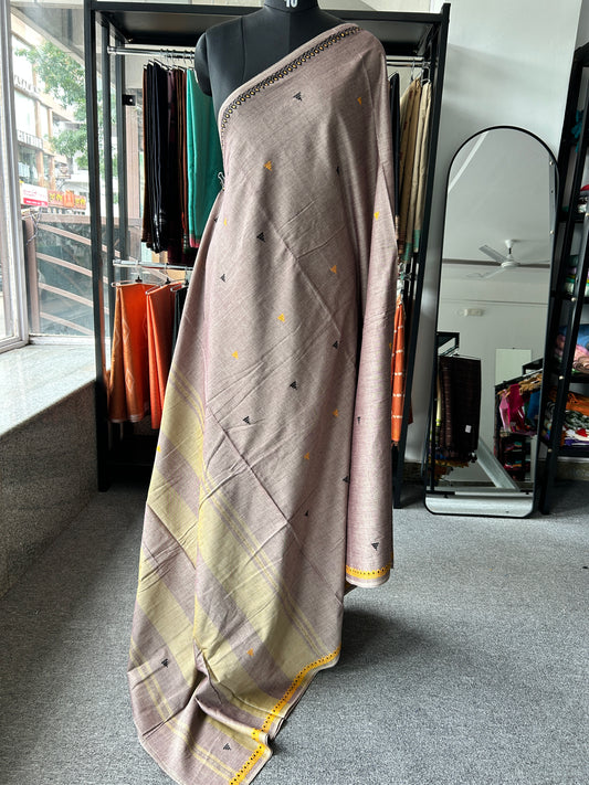 GREY DHANIAKHALI SAREE