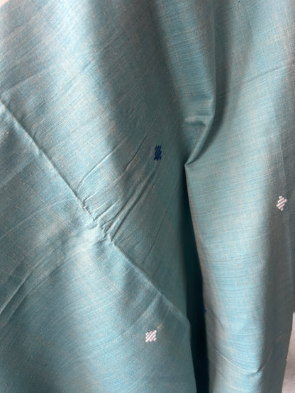 PASTEL GREEN DHANIAKHALI SAREE
