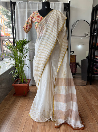 WHITE  MUL COTTON