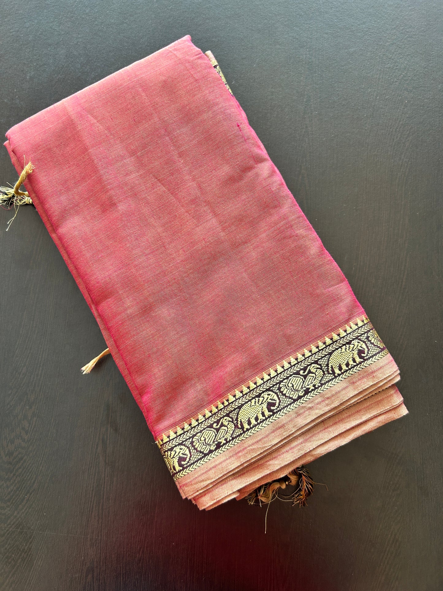 PINK NARAYANPET SAREE