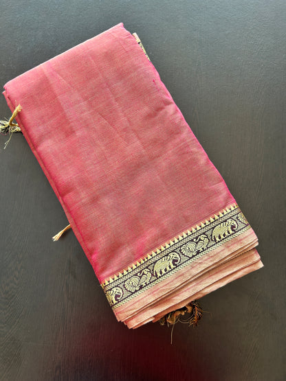 PINK NARAYANPET SAREE