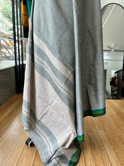 GREY DHANIAKHALI SAREE
