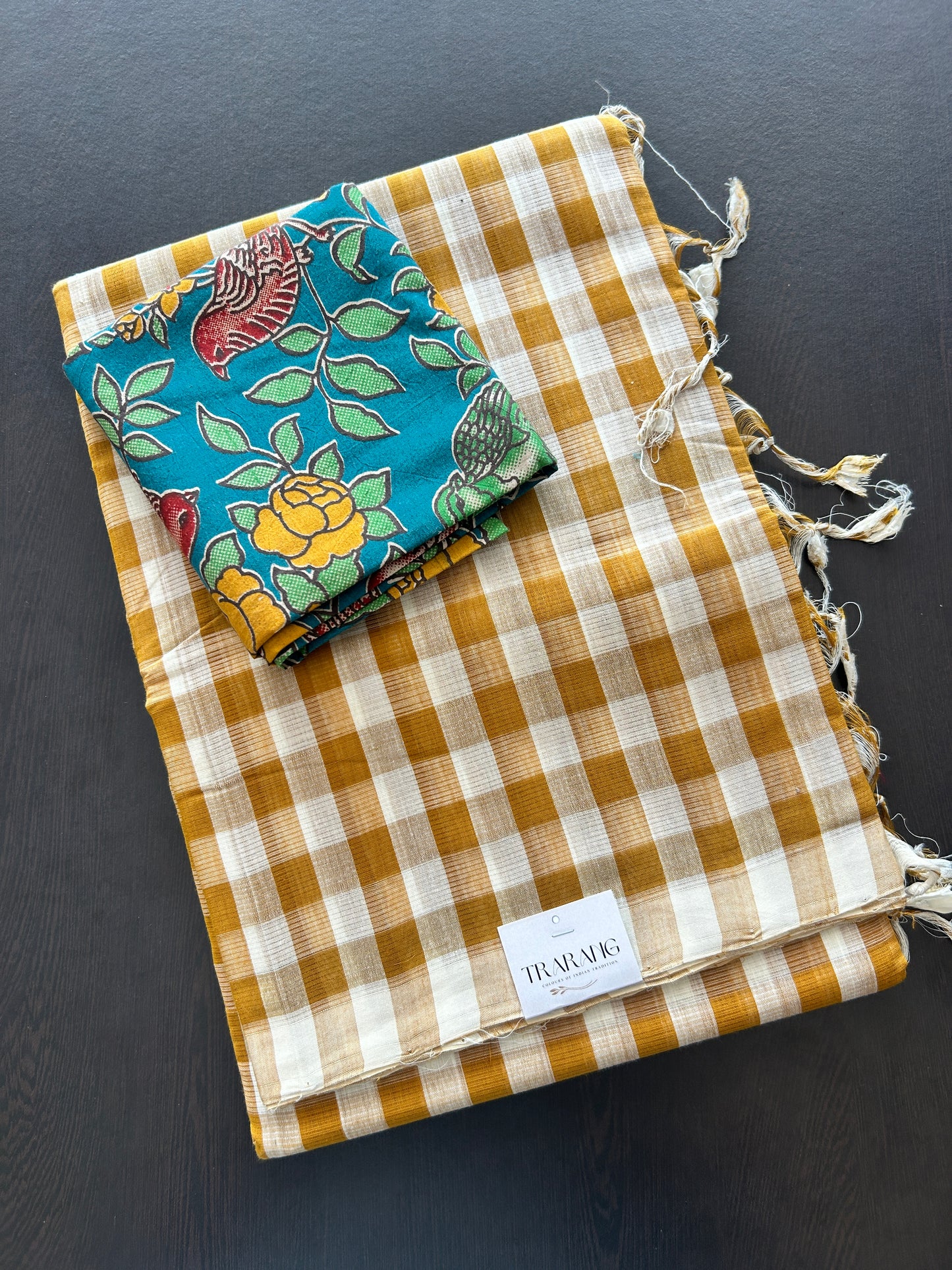 YELLOW MANGALAGIRI SAREE