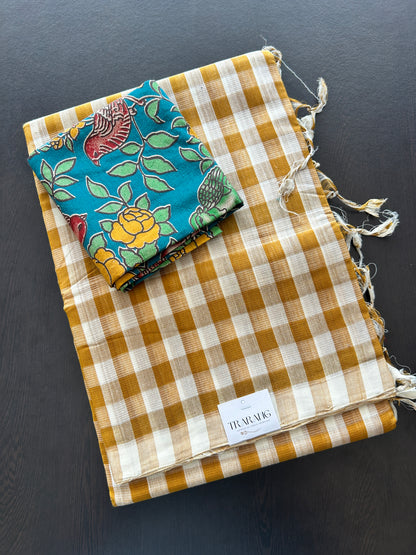 YELLOW MANGALAGIRI SAREE