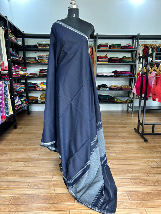 BLACK DHANIAKHALI SAREE