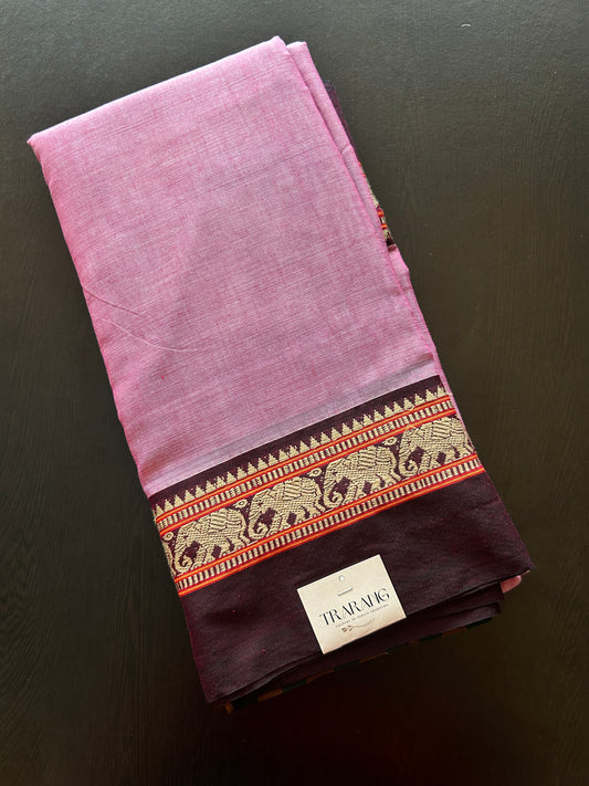 PINK NARAYANPET SAREE