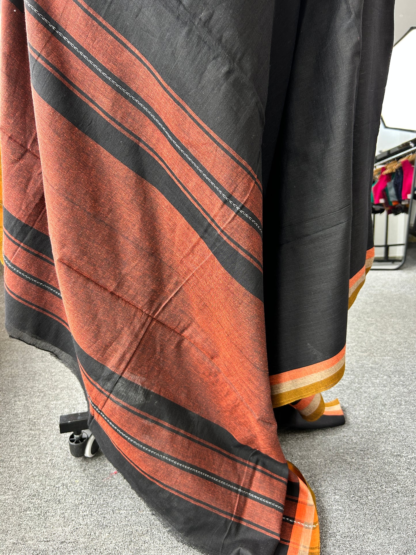 BLACK DHANIAKHALI SAREE