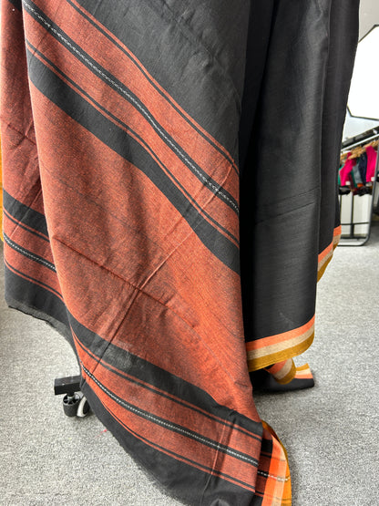 BLACK DHANIAKHALI SAREE