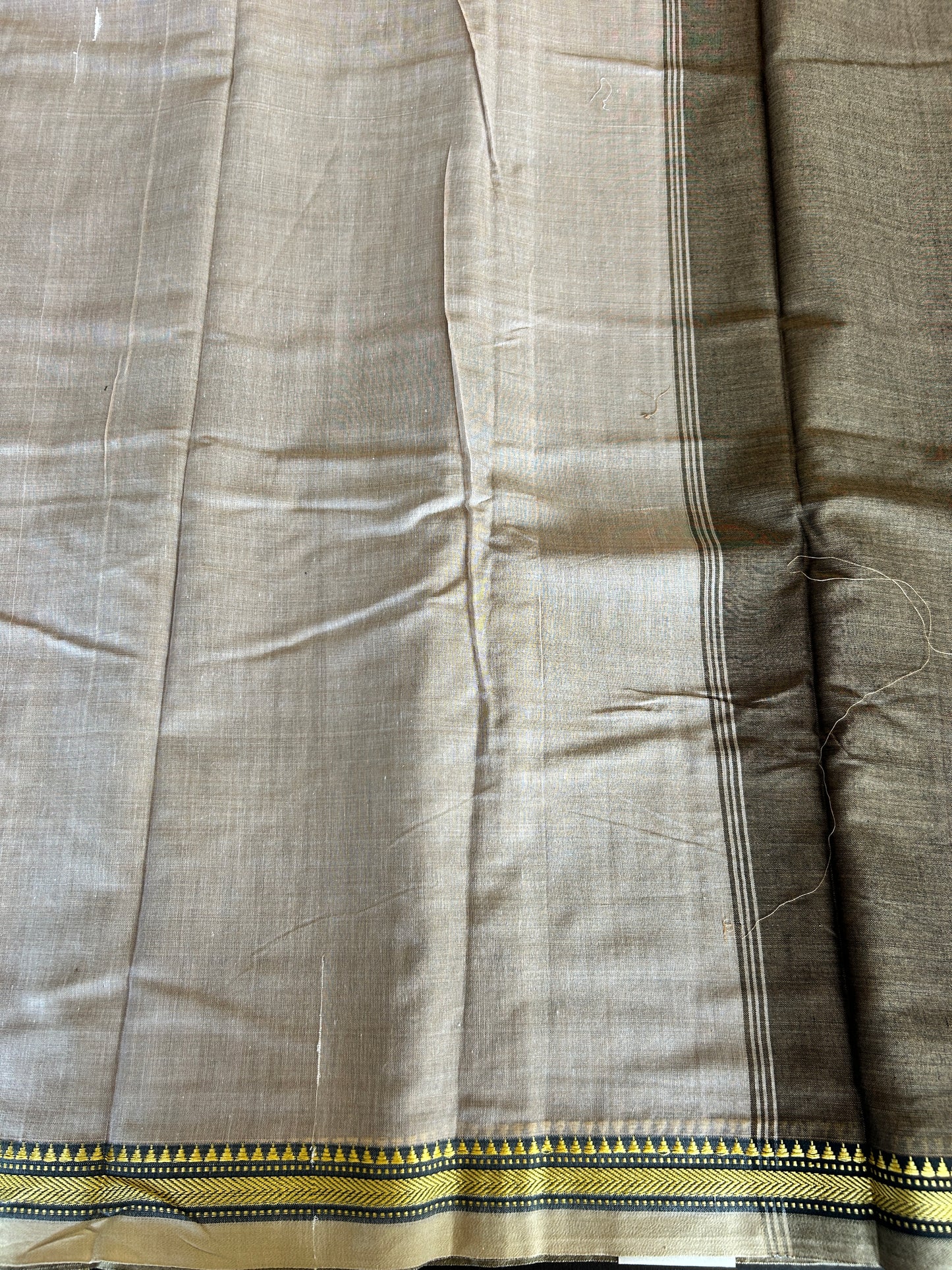 GREY NARAYANPET SAREE