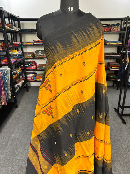 YELLOW DHANIAKHALI SAREE