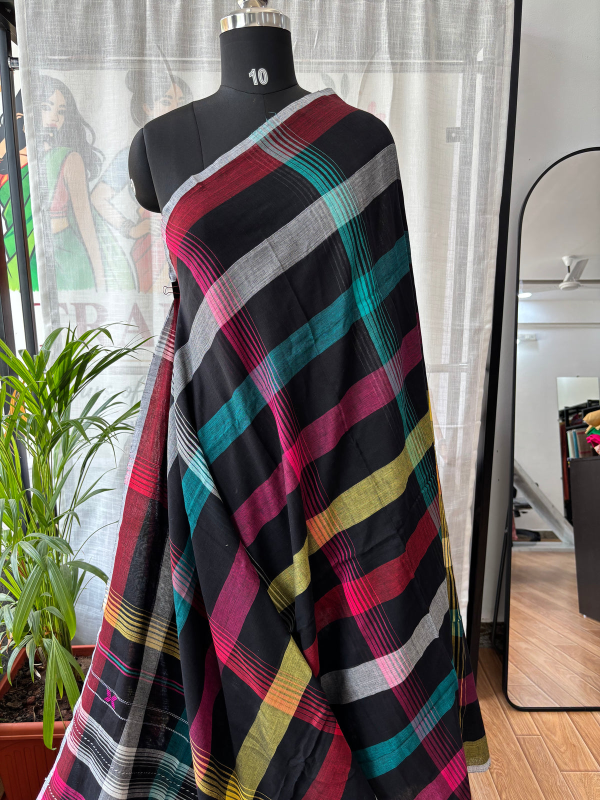 BLACK INSPIRED BHUJODI SAREE