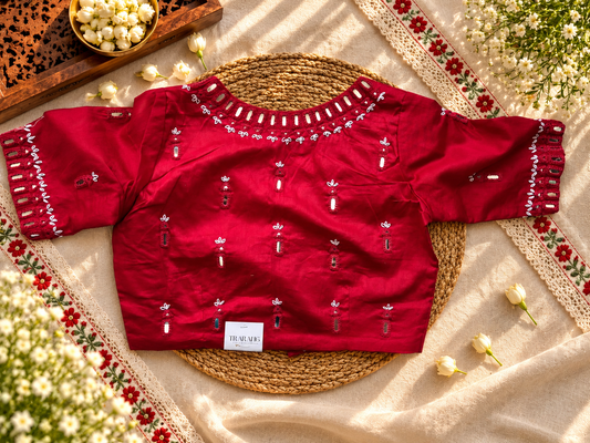 Pink Embroidered blouse