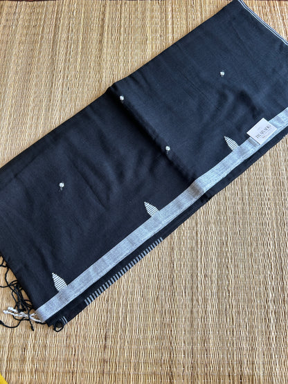 BLACK JAMDANI SAREE