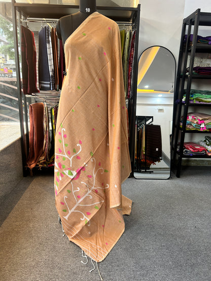 BIEGE MUL JAMDANI SAREE