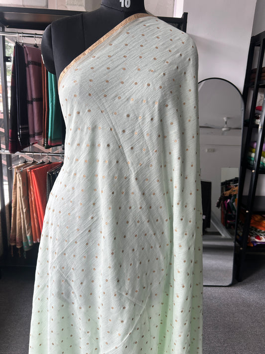 GREEN MUL SAREE