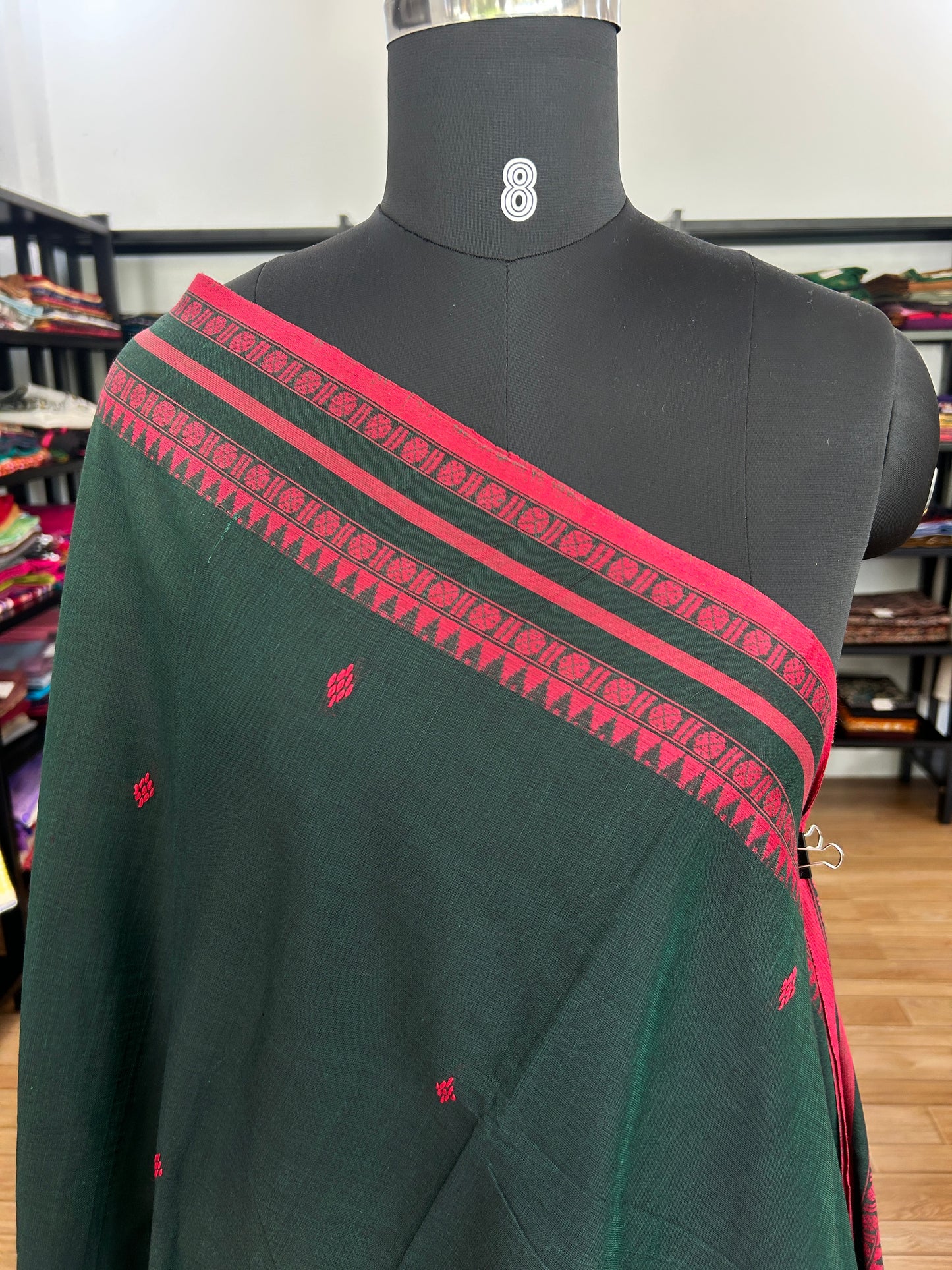GREEN DHANIAKHALI SAREE