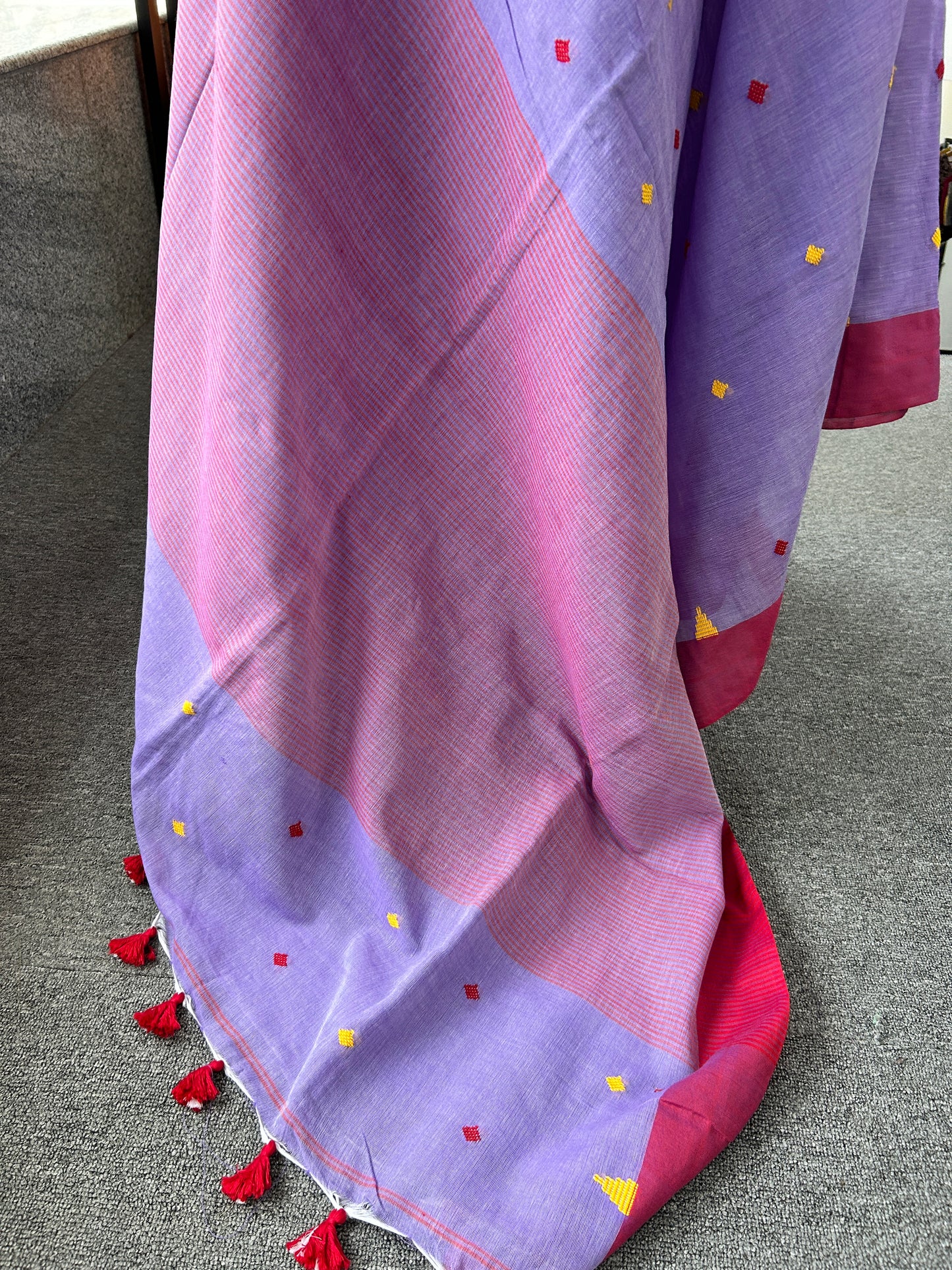 LAVENDER JAMDANI SAREE