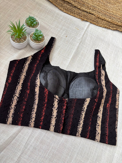 BLACK HAKOBA BLOUSE