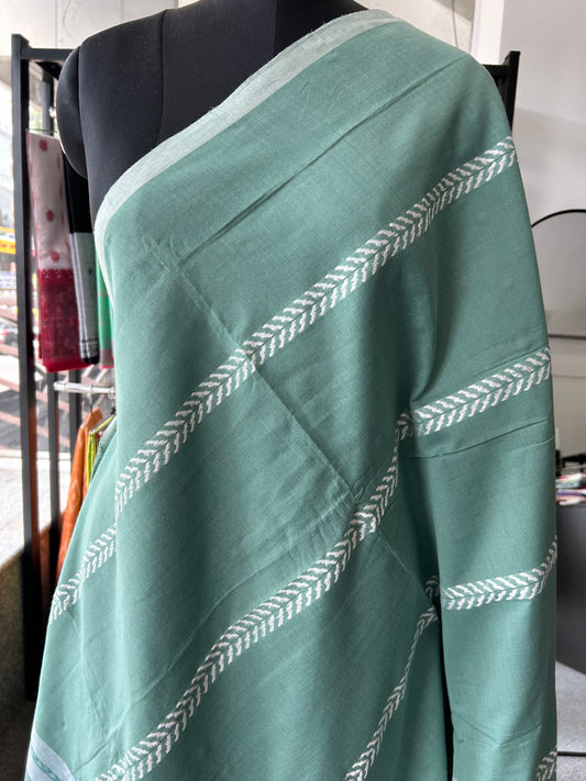 GREEN DHANIAKHALI SAREE