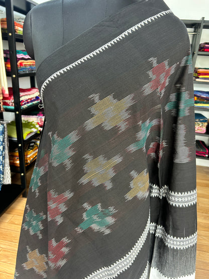 BLACK DHANIAKHALI SAREE