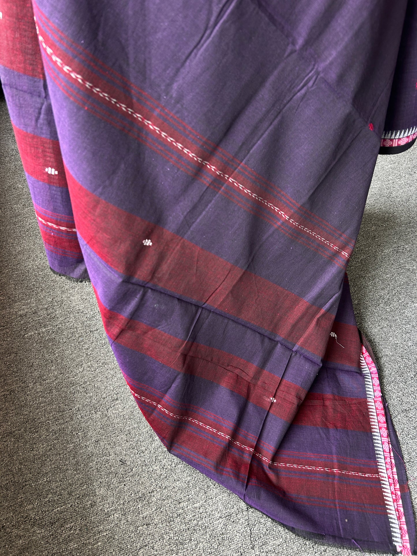 PURPLE DHANIAKHALI SAREE