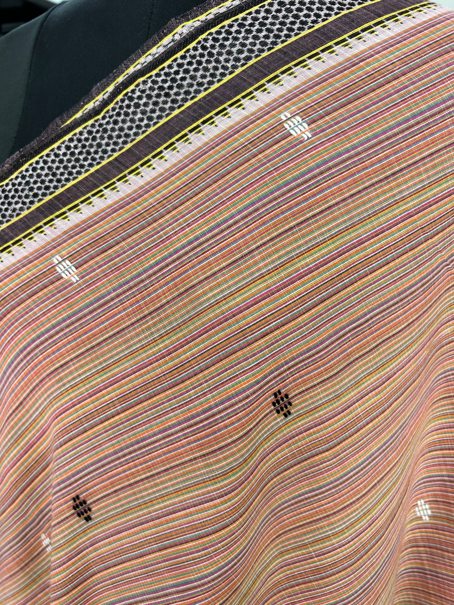 ORANGE DHANIAKHALI SAREE