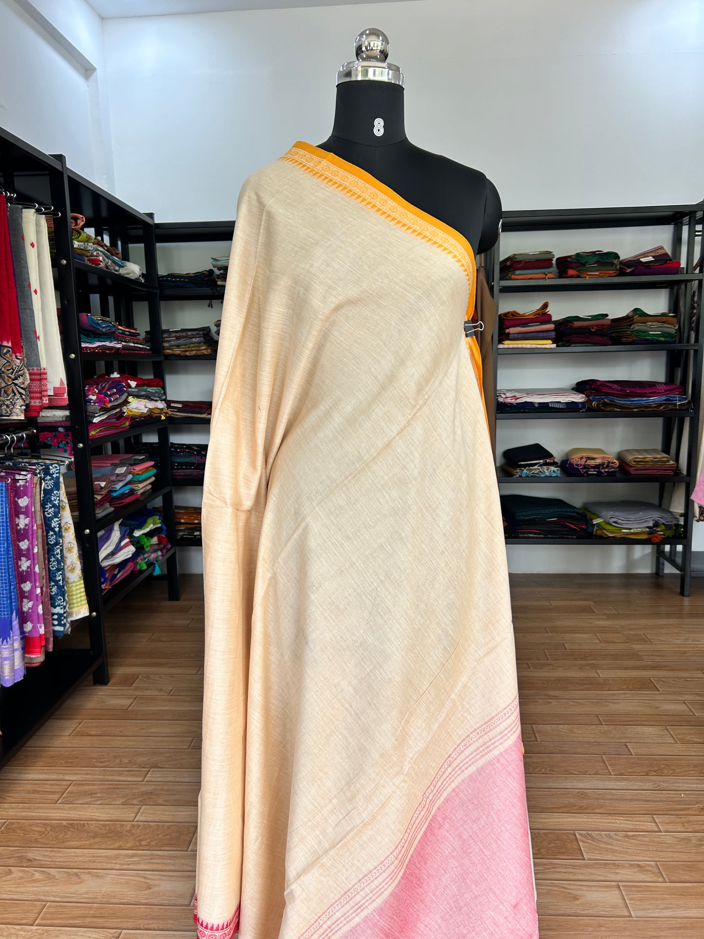 YELLOW DHANIAKHALI SAREE