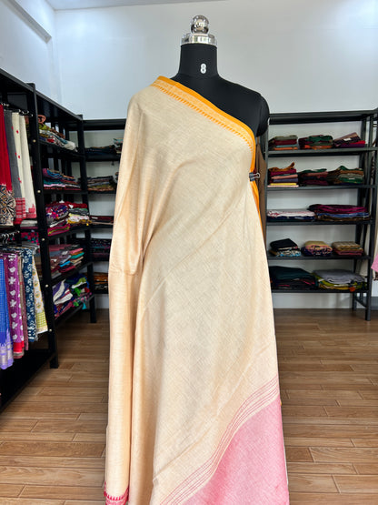 YELLOW DHANIAKHALI SAREE