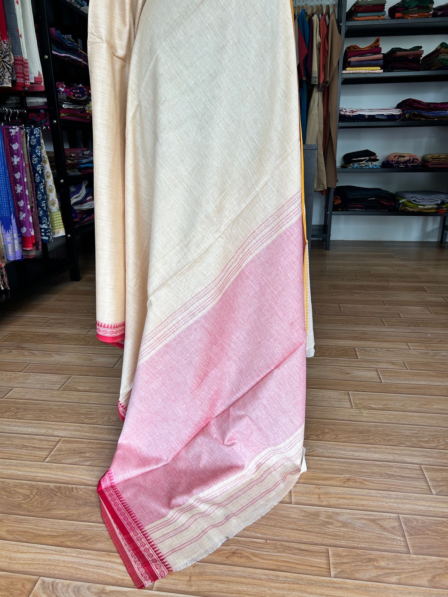 YELLOW DHANIAKHALI SAREE