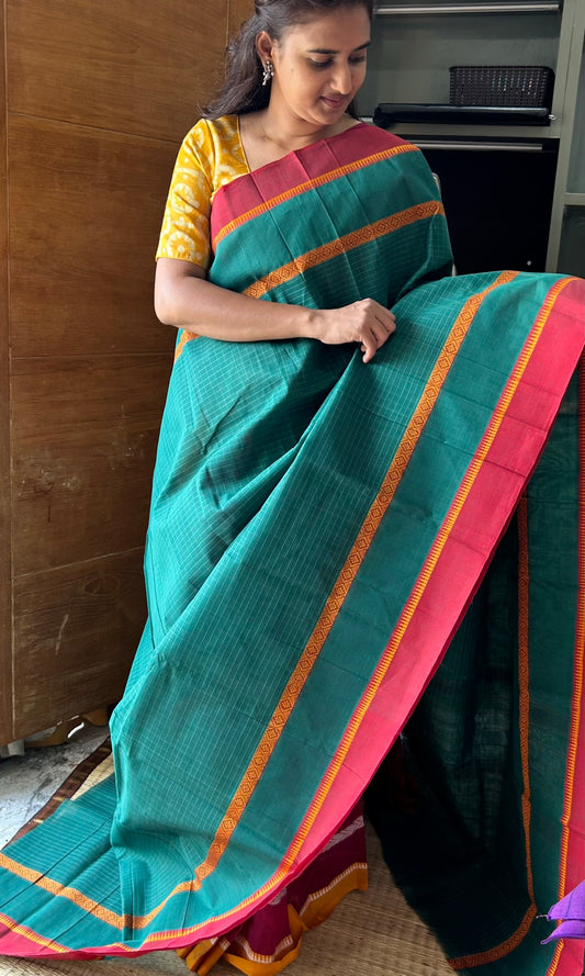 GREEN NARAYANPET SAREE