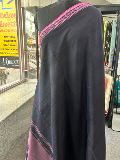 BLACK DHANIAKHALI SAREE