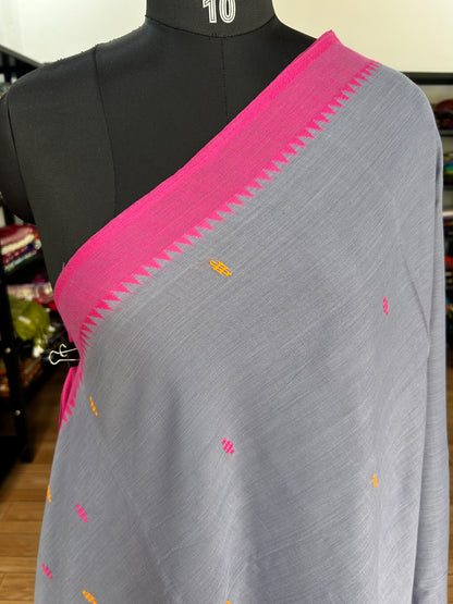 LAVENDER DHANIAKHALI SAREE