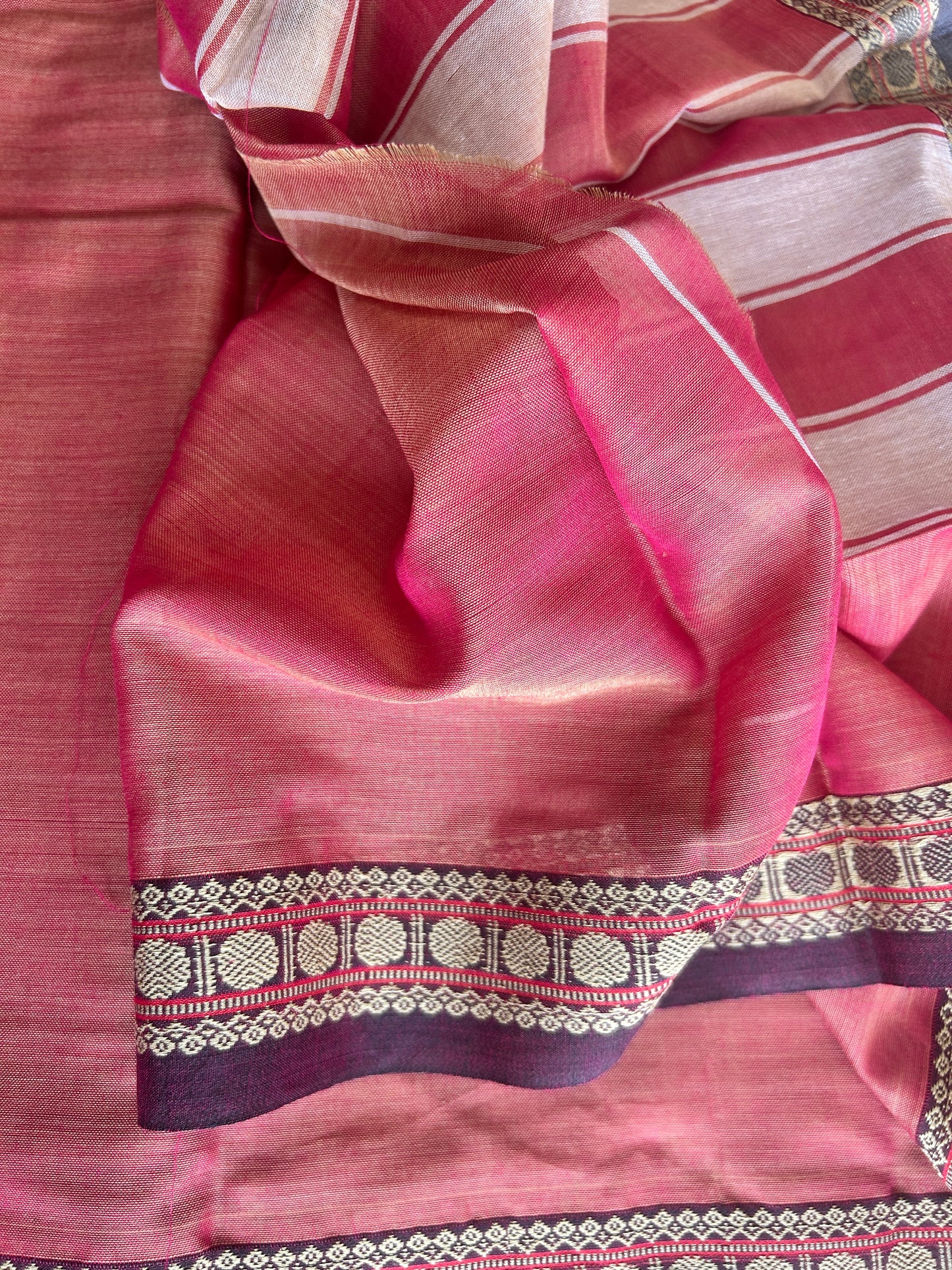 PINK NARAYANPET SAREE
