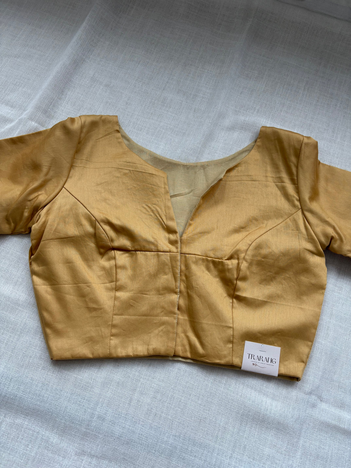 BEIGE COTTON BLOUSE