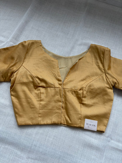 BEIGE COTTON BLOUSE