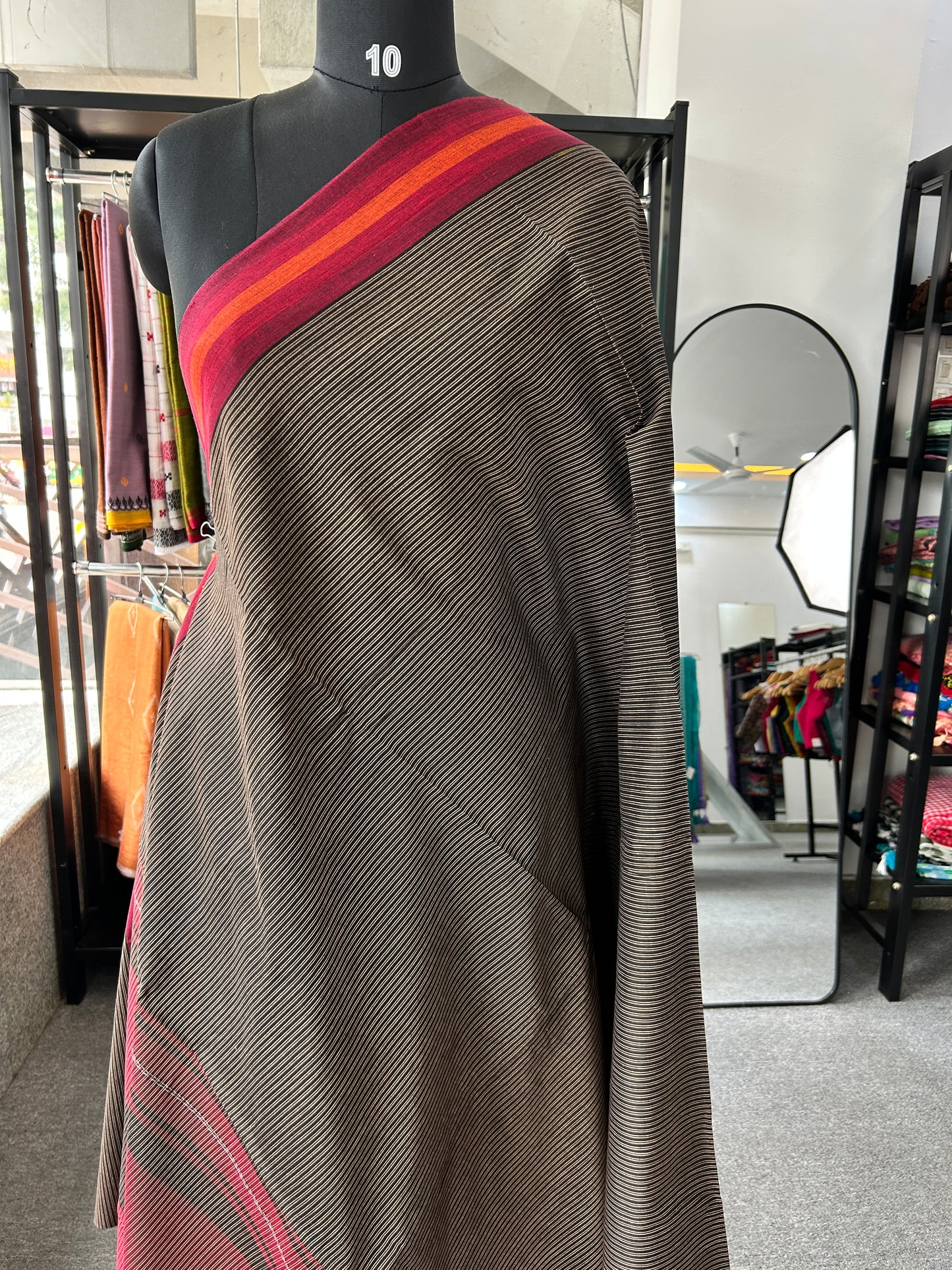 BLACK DHANIAKHALI SAREE