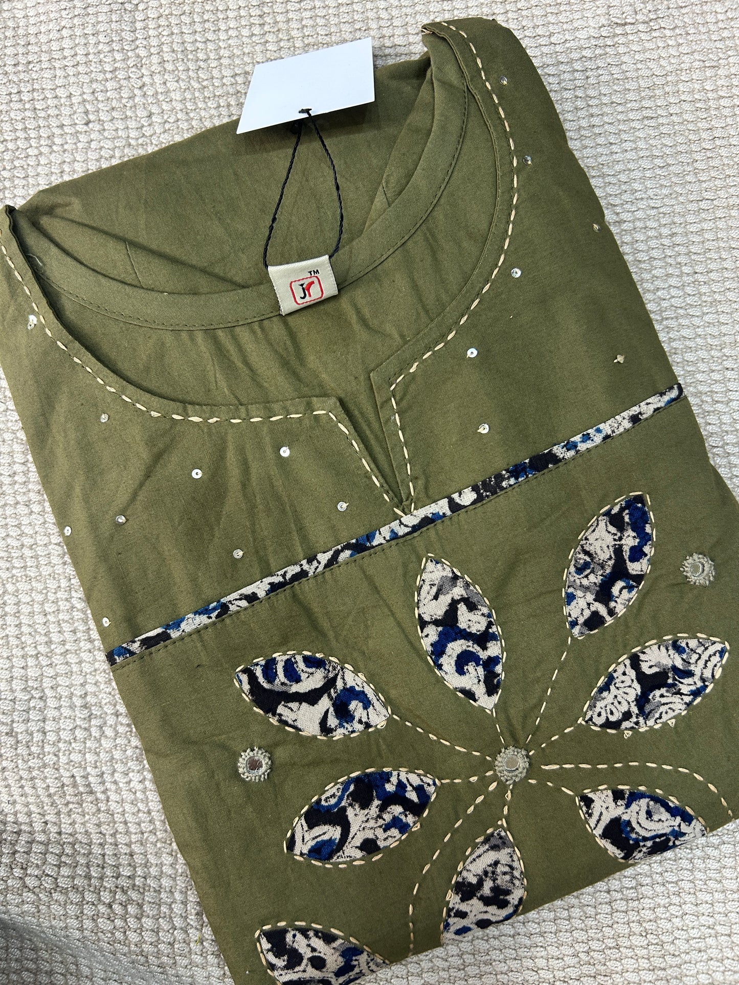 GREEN GAMTHI COTTON SUIT