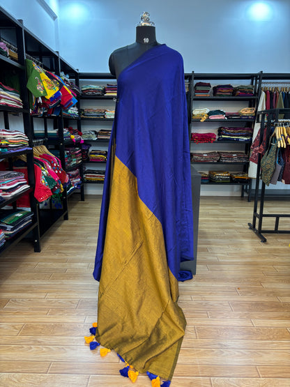 DARK BLUE ACRYLIC SAREE