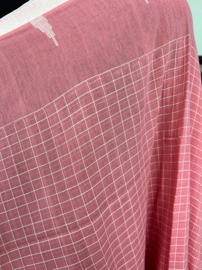 PINK JAMDANI SAREE