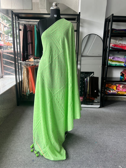 GREEN MUL SAREE
