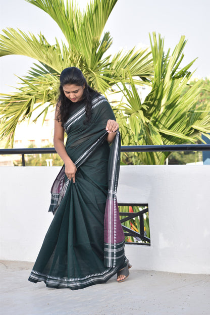GREEN DHANIAKHALI SAREE