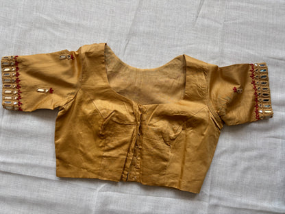 Brown Embroidered blouse